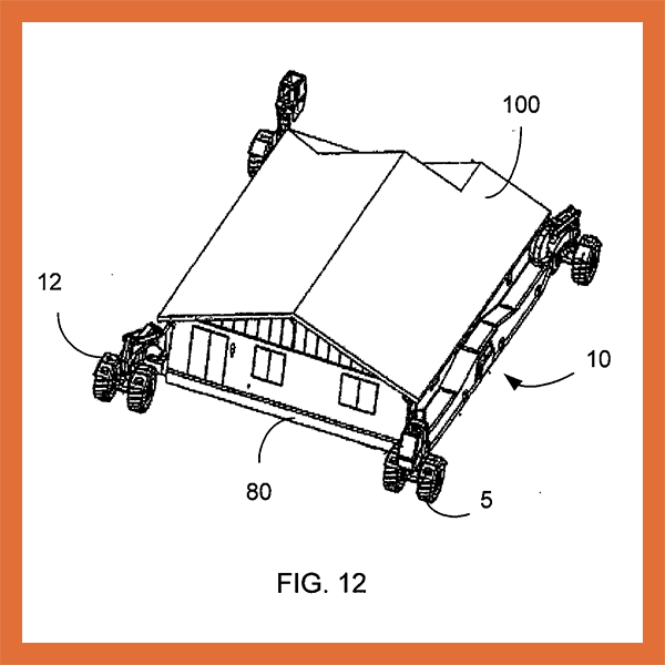 Patent diagram — building transport device