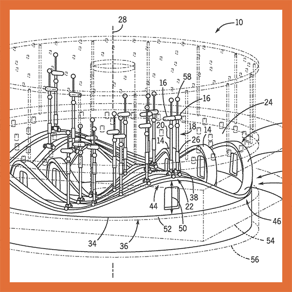 Patent diagram — carousel ride system